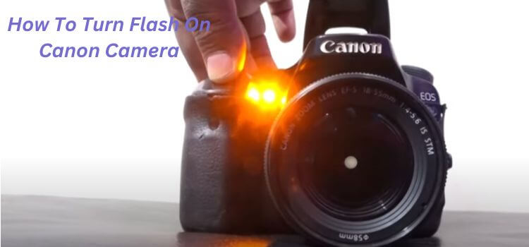 How To Turn Flash On Canon Camera